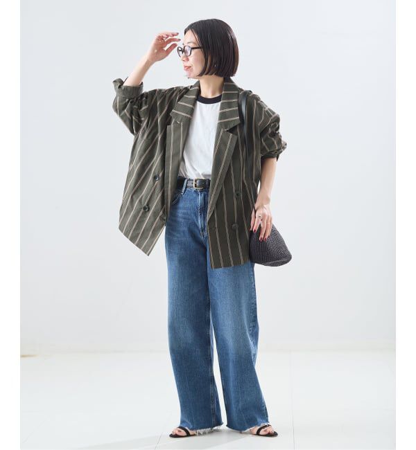 journal standard L'essage「《セットアップ可》リノリオグログラン ダブルジャケット」|テーラードジャケット|