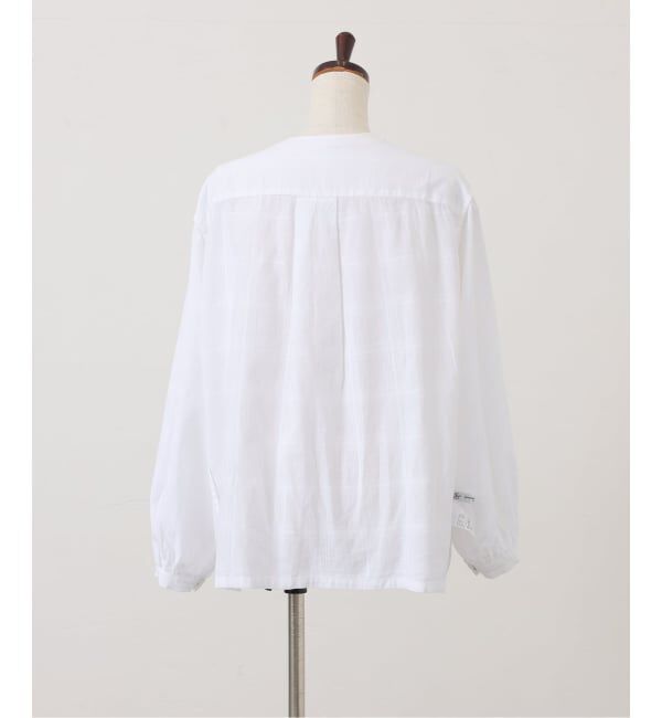 journal standard luxe「《予約》ドビーチェック NCフリルブラウス」|シャツ・ブラウス|