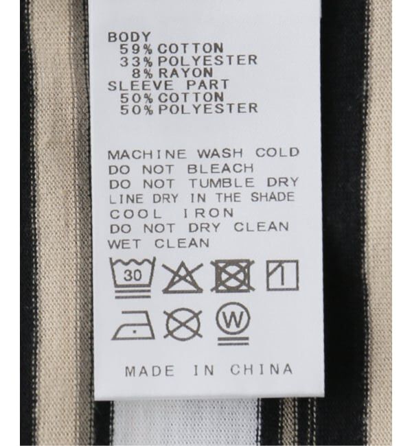 JOURNAL STANDARD「クレイジーボーダーTEE」|Tシャツ・カットソー|