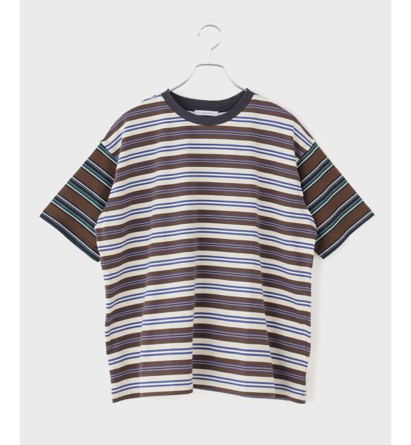 JOURNAL STANDARD「クレイジーボーダーTEE」|Tシャツ・カットソー|ブラウン