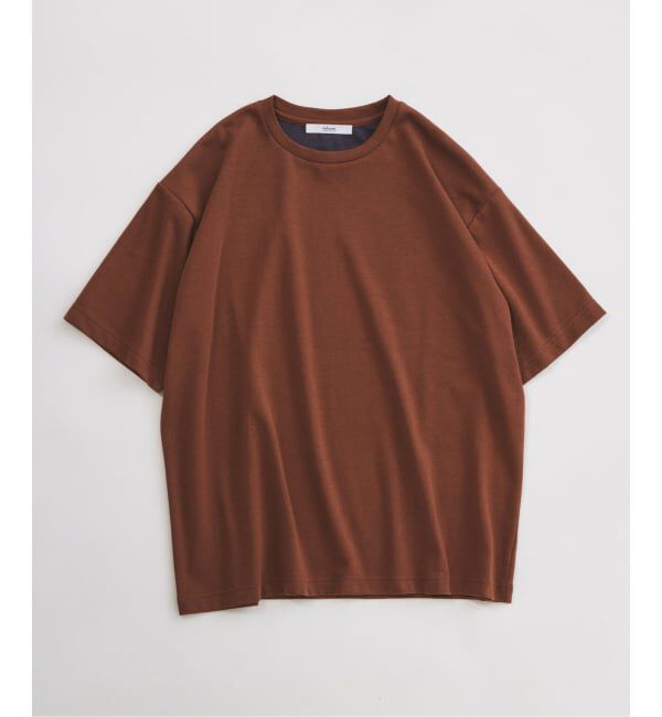 JOURNAL STANDARD relume「《予約》コントラスト クルーネック Tシャツ」|Tシャツ・カットソー|ブラウン