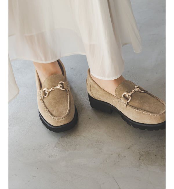 NOBLE「《NOBLE別注カラー》ARTESANOS/アルテサノス ビットローファースウェード」|ローファー|ベージュ