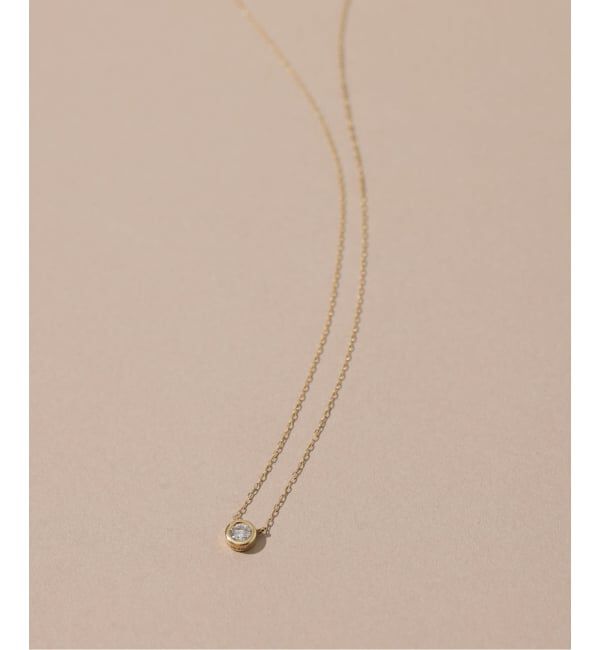 Lilas by Spick&Span「フクリン0.28ctダイヤネックレス K18」|ネックレス|