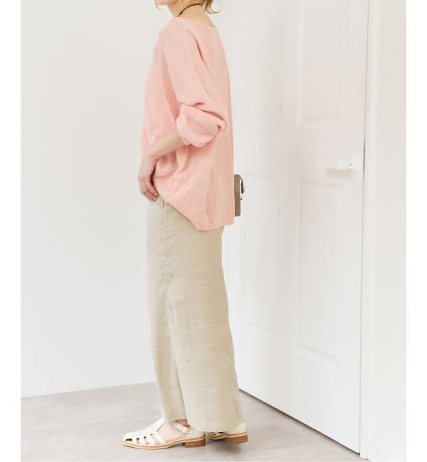 Spick and Span「コットンリネンギマリンクスルーズプルオーバー」|ニット・セーター|