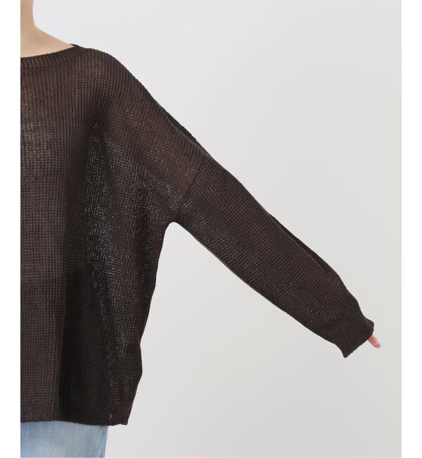 Spick and Span「コットンリネンギマリンクスルーズプルオーバー」|ニット・セーター|