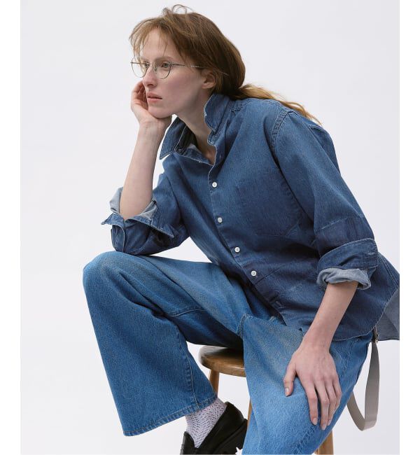 Glyph「《一部店舗+WEB限定》Glyph Garment Wash Denim Shirts」|シャツ・ブラウス|