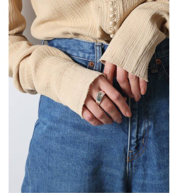 Spick and Span「【SAMH by LILAS】 Vカーブワイドリング SV」|リング|