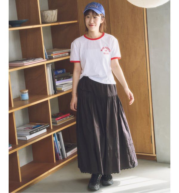 U by SPICK&SPAN「NOICE / ノイス W CRACKED RINGER T-SHIRTS」|Tシャツ・カットソー|