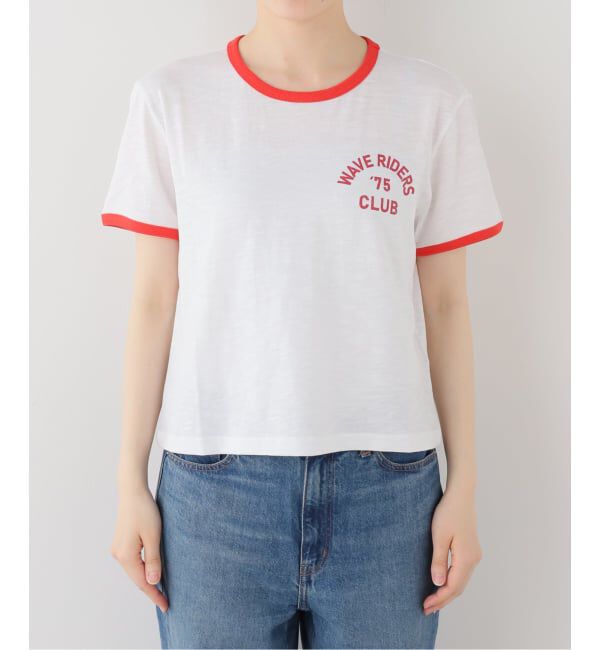 U by SPICK&SPAN「NOICE / ノイス W CRACKED RINGER T-SHIRTS」|Tシャツ・カットソー|