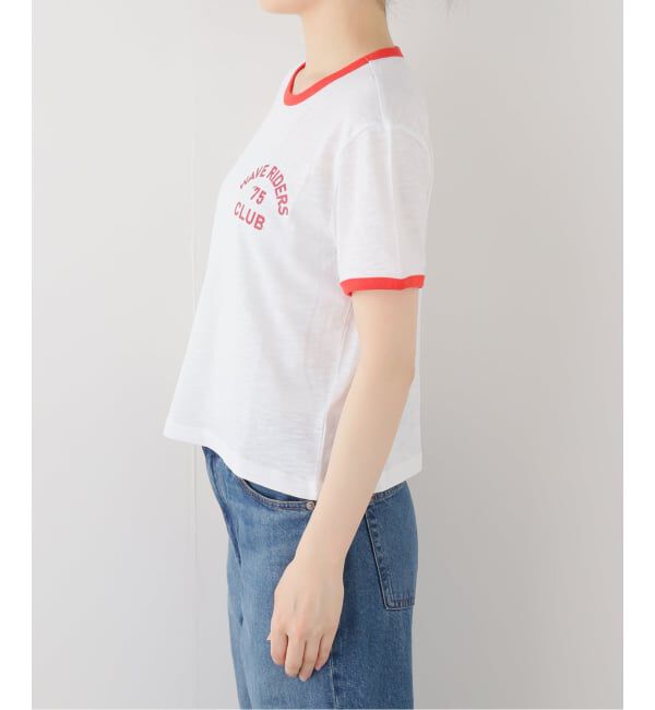 U by SPICK&SPAN「NOICE / ノイス W CRACKED RINGER T-SHIRTS」|Tシャツ・カットソー|