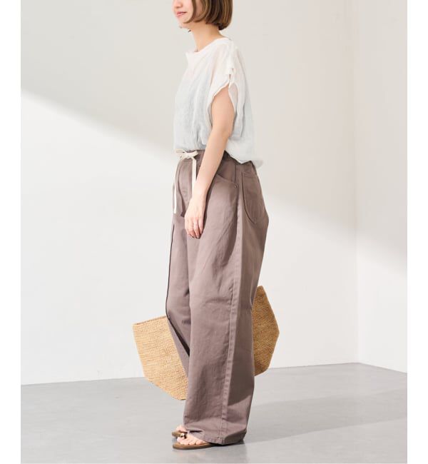 FRAMeWORK「enrica/エンリカ HANDWASHING ニュアンスブラウス」|シャツ・ブラウス|