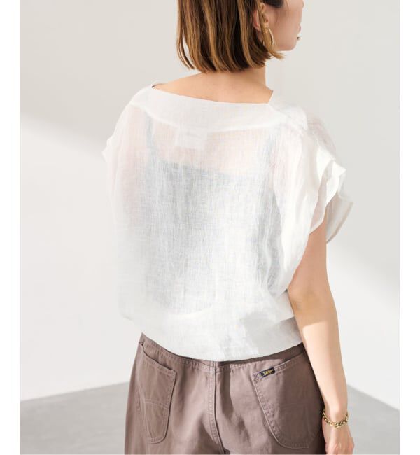 FRAMeWORK「enrica/エンリカ HANDWASHING ニュアンスブラウス」|シャツ・ブラウス|