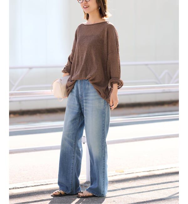 FRAMeWORK「≪追加≫ウォッシャブルニュアンスワイドプルオーバー 3」|ニット・セーター|