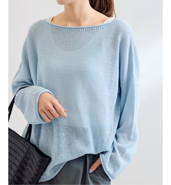 FRAMeWORK「≪追加≫ウォッシャブルニュアンスワイドプルオーバー 3」|ニット・セーター|