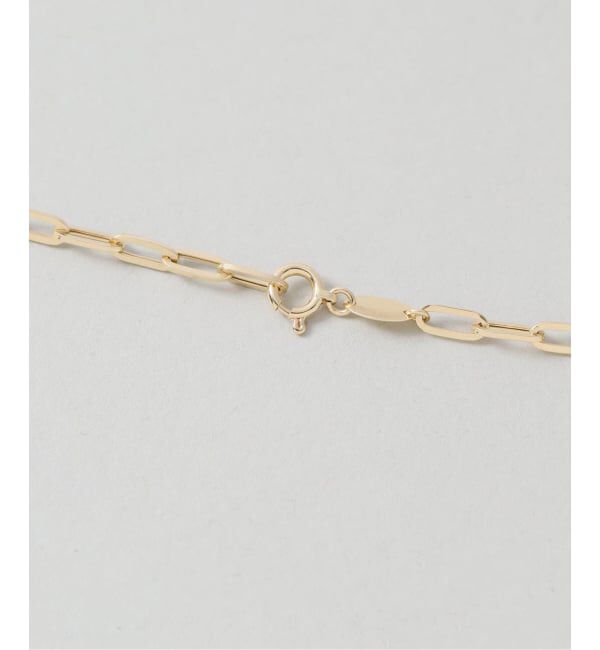 Lilas by Spick&Span「《予約》中空ペーパークリップチェーン50cmネックレス K18」|ネックレス|