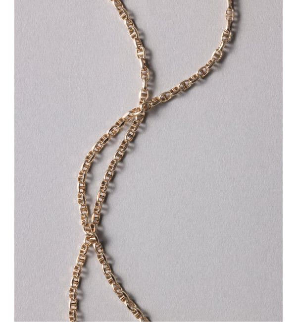 Lilas by Spick&Span「《予約》スカルチェーン40cmネックレス K10」|ネックレス|