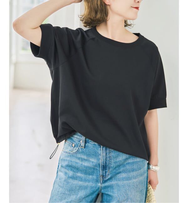 Spick and Span「ニュアンスドロストプルオーバー」|Tシャツ・カットソー|ブラック