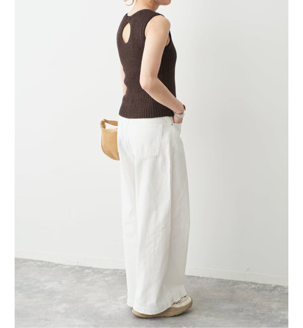Spick and Span「ラミーコットンリブタンクプルオーバー」|ニット・セーター|