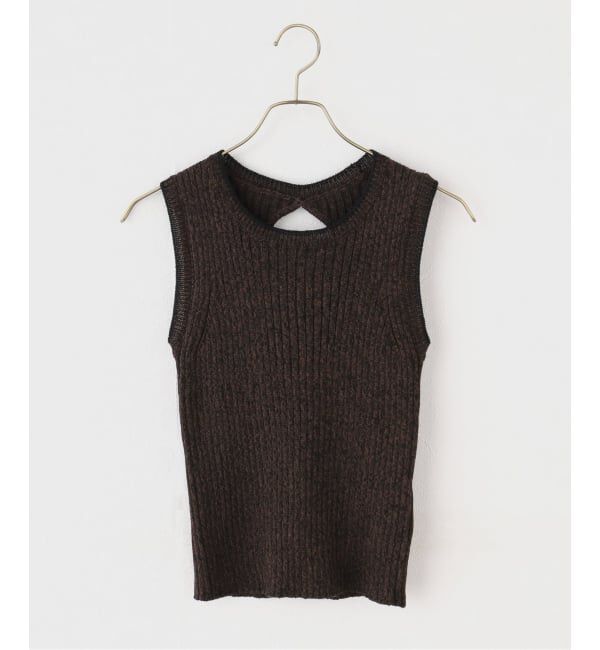 Spick and Span「ラミーコットンリブタンクプルオーバー」|ニット・セーター|