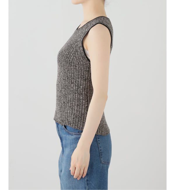 Spick and Span「ラミーコットンリブタンクプルオーバー」|ニット・セーター|