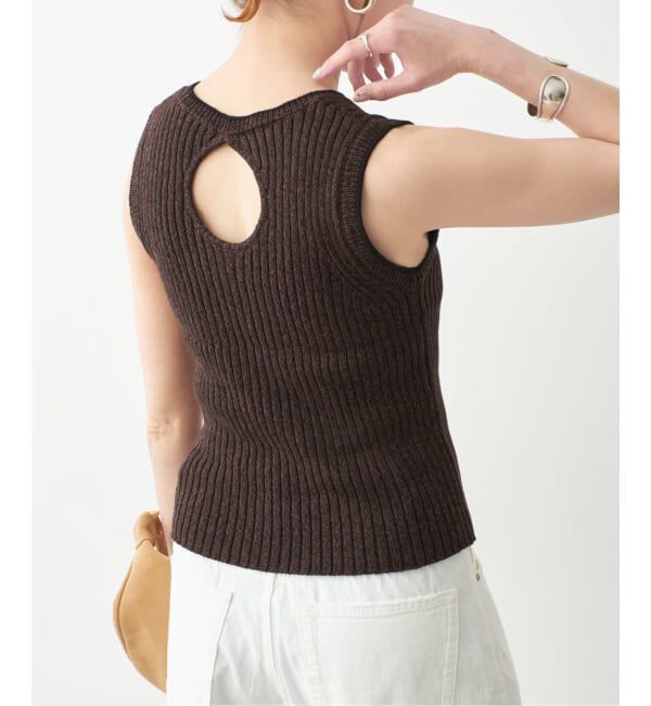 Spick and Span「ラミーコットンリブタンクプルオーバー」|ニット・セーター|