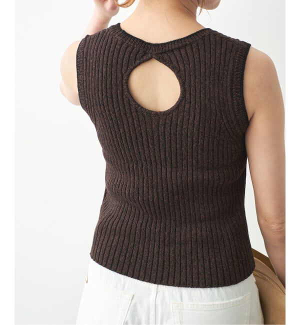 Spick and Span「ラミーコットンリブタンクプルオーバー」|ニット・セーター|