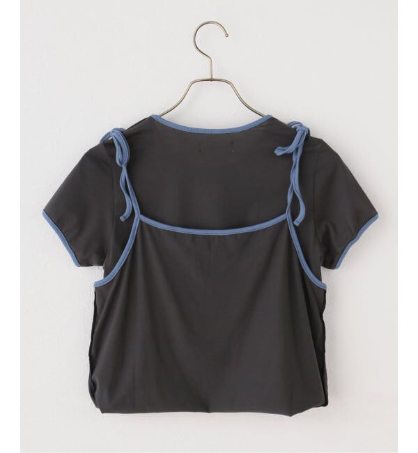 Spick and Span「Loro / ローロ Ringer Cami Layered Tee」|Tシャツ・カットソー|