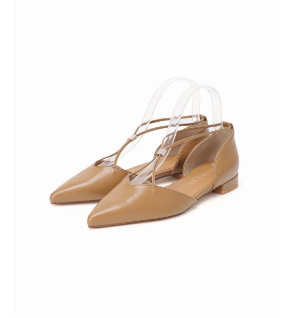  「《追加》ポインテッドメタルクロスストラップフラット」|その他|