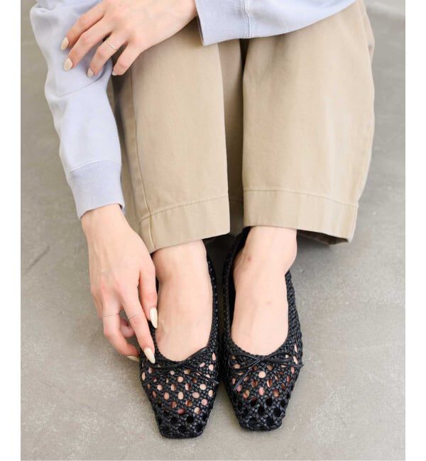  「スクエアソフトメッシュバレエ」|バレエシューズ|