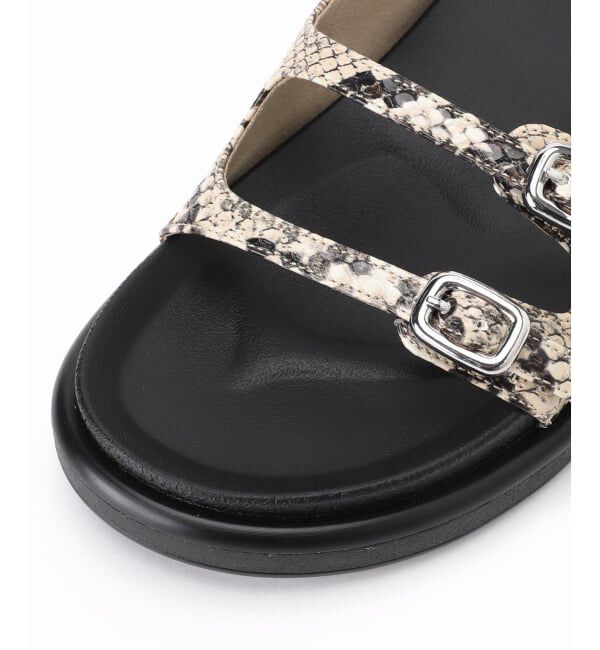  「トリプルベルトスライダーサンダル」|サンダル|