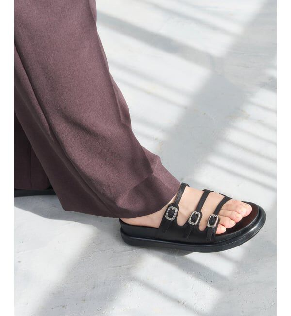  「トリプルベルトスライダーサンダル」|サンダル|