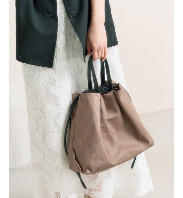  「LETALON 2WAYギャザーナイロントート」|トートバッグ|