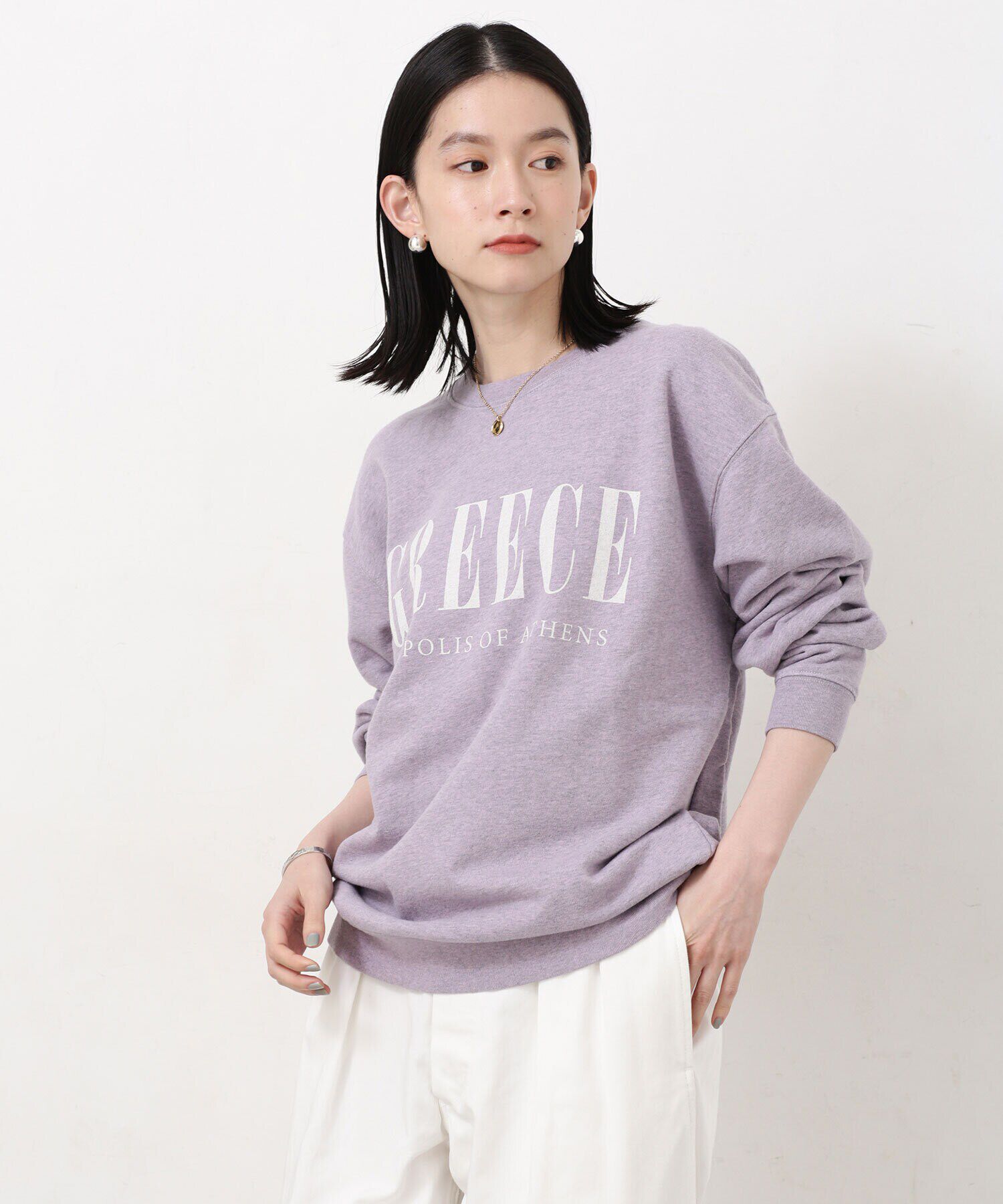 nano･universe「Odub/別注 プリントスウェット」|Tシャツ・カットソー|