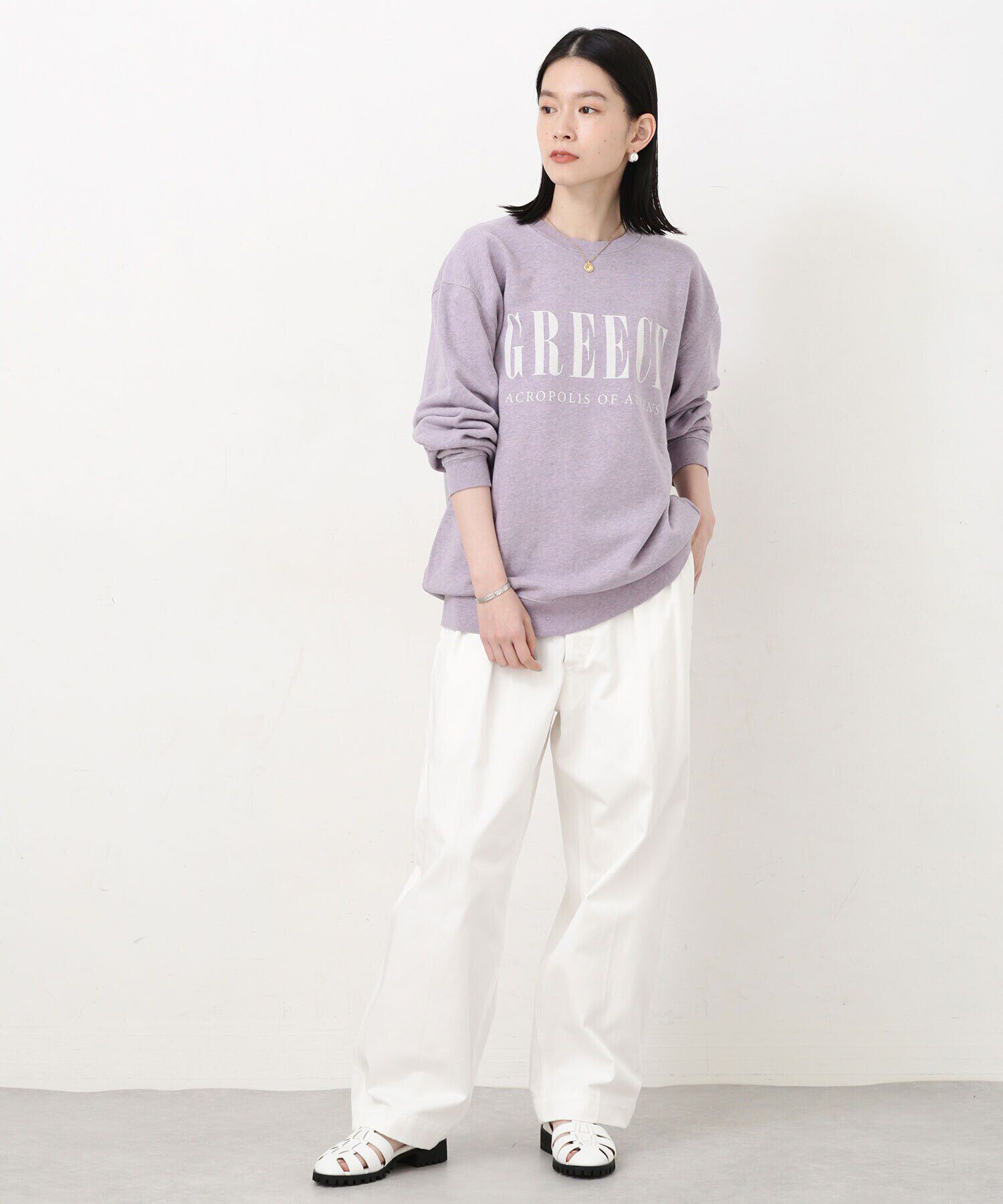 nano･universe「Odub/別注 プリントスウェット」|Tシャツ・カットソー|