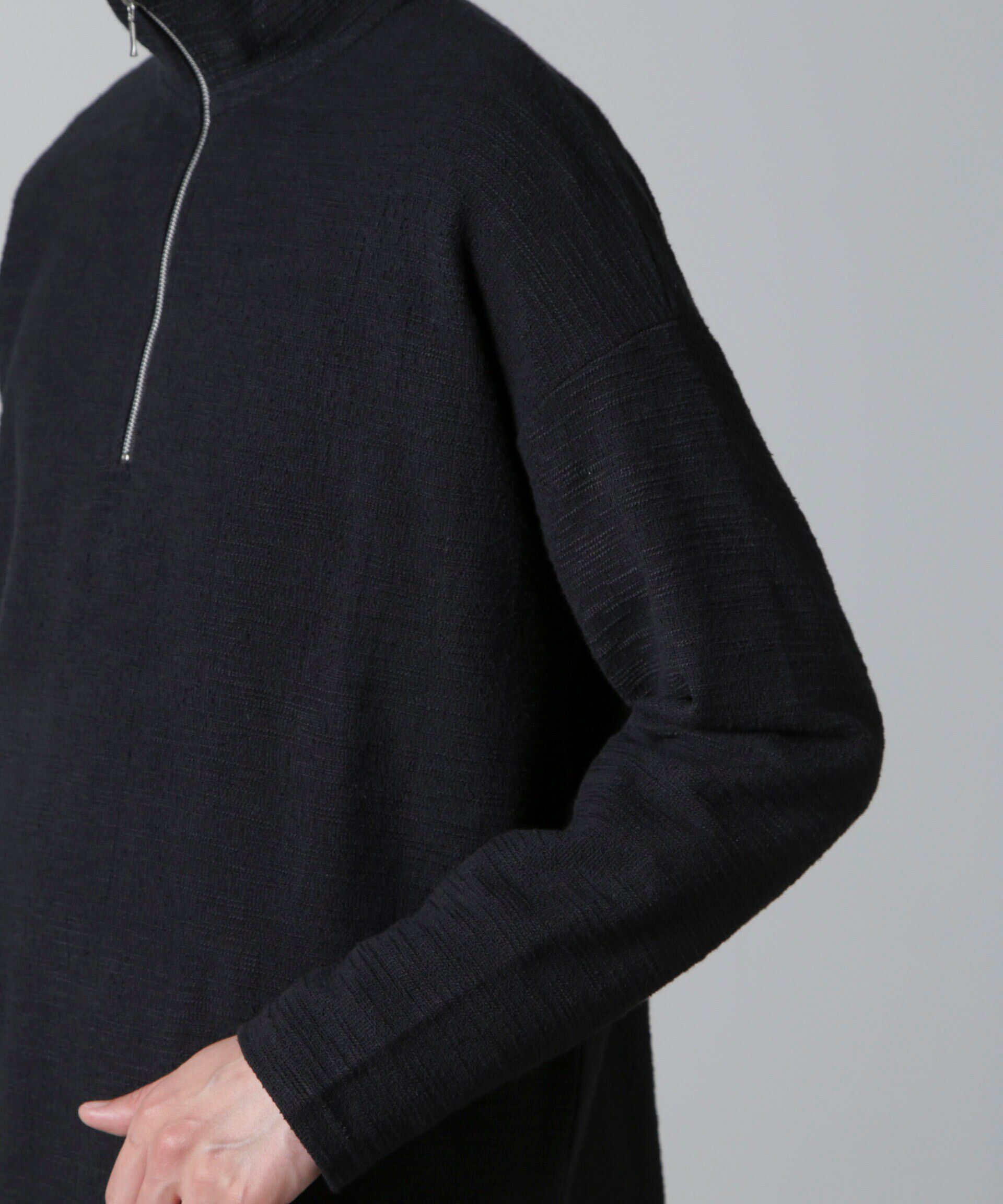 nano･universe「ブークレジャガード ハーフZIP 長袖」|Tシャツ・カットソー|