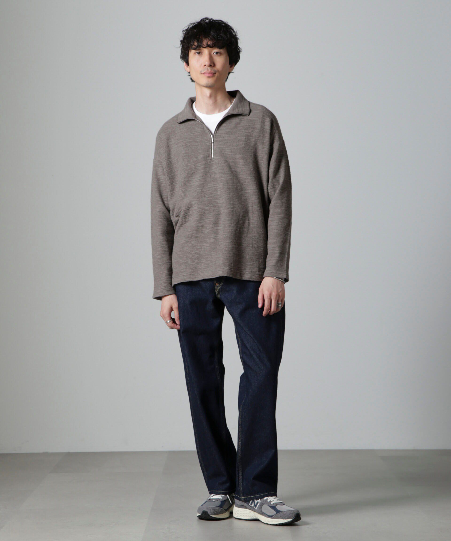 nano･universe「ブークレジャガード ハーフZIP 長袖」|Tシャツ・カットソー|