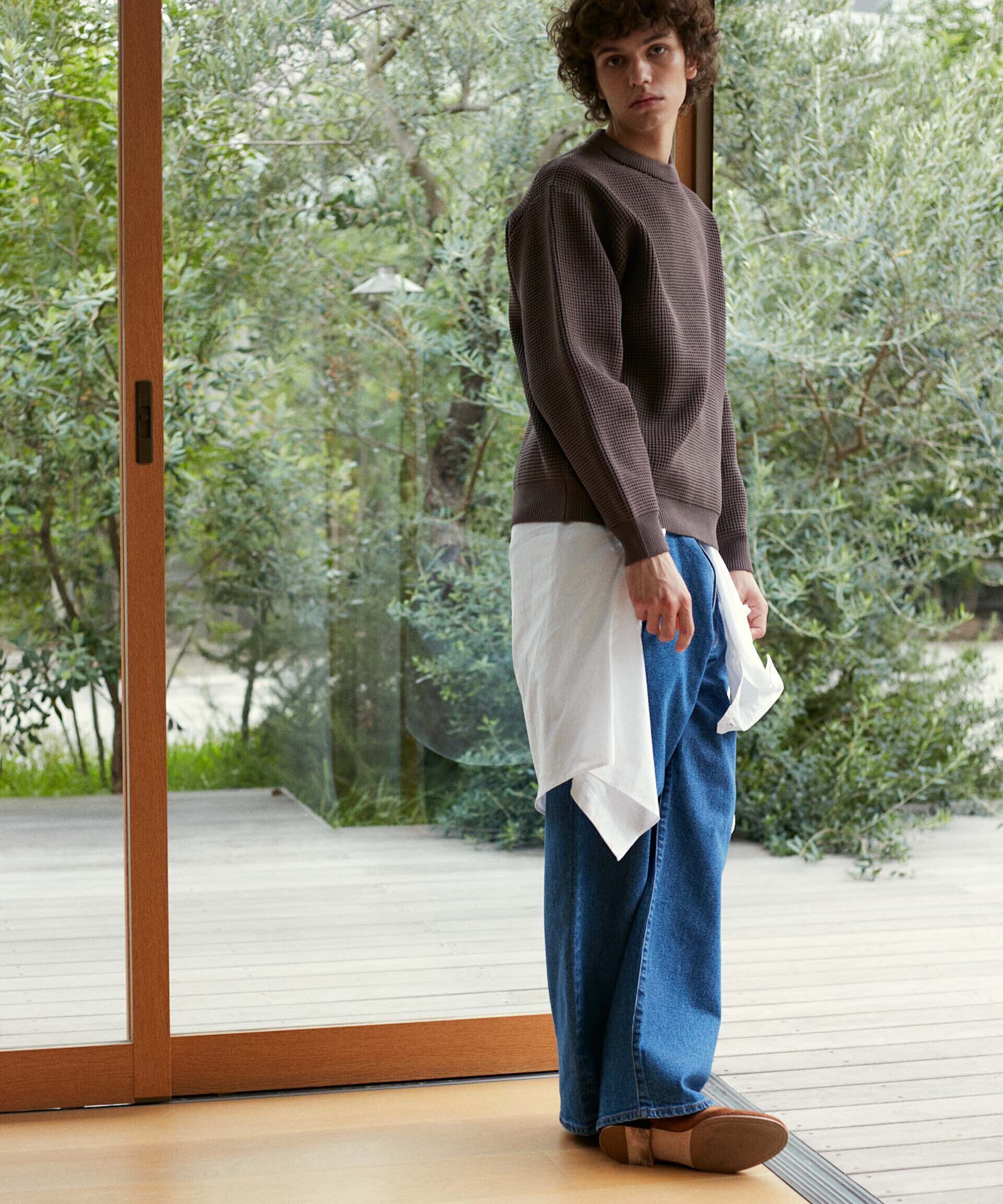 nano･universe「「MC」TIMELESS WARDROBE リラックスフィットデニム 252」|チノ|