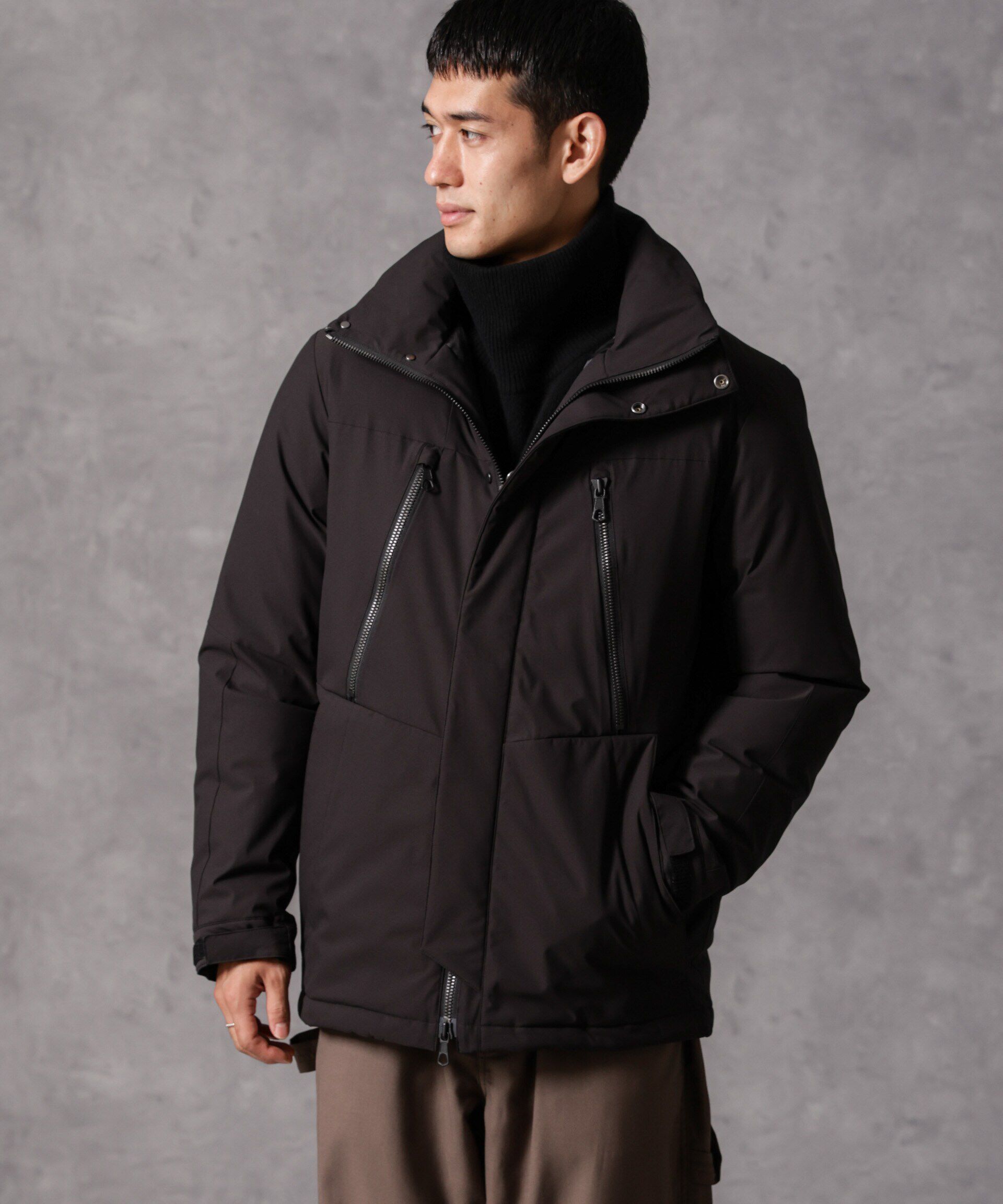 nano･universe「｢西川ダウン(R)｣フードデタッチャブルMATSUMIダウン」|ダウン|