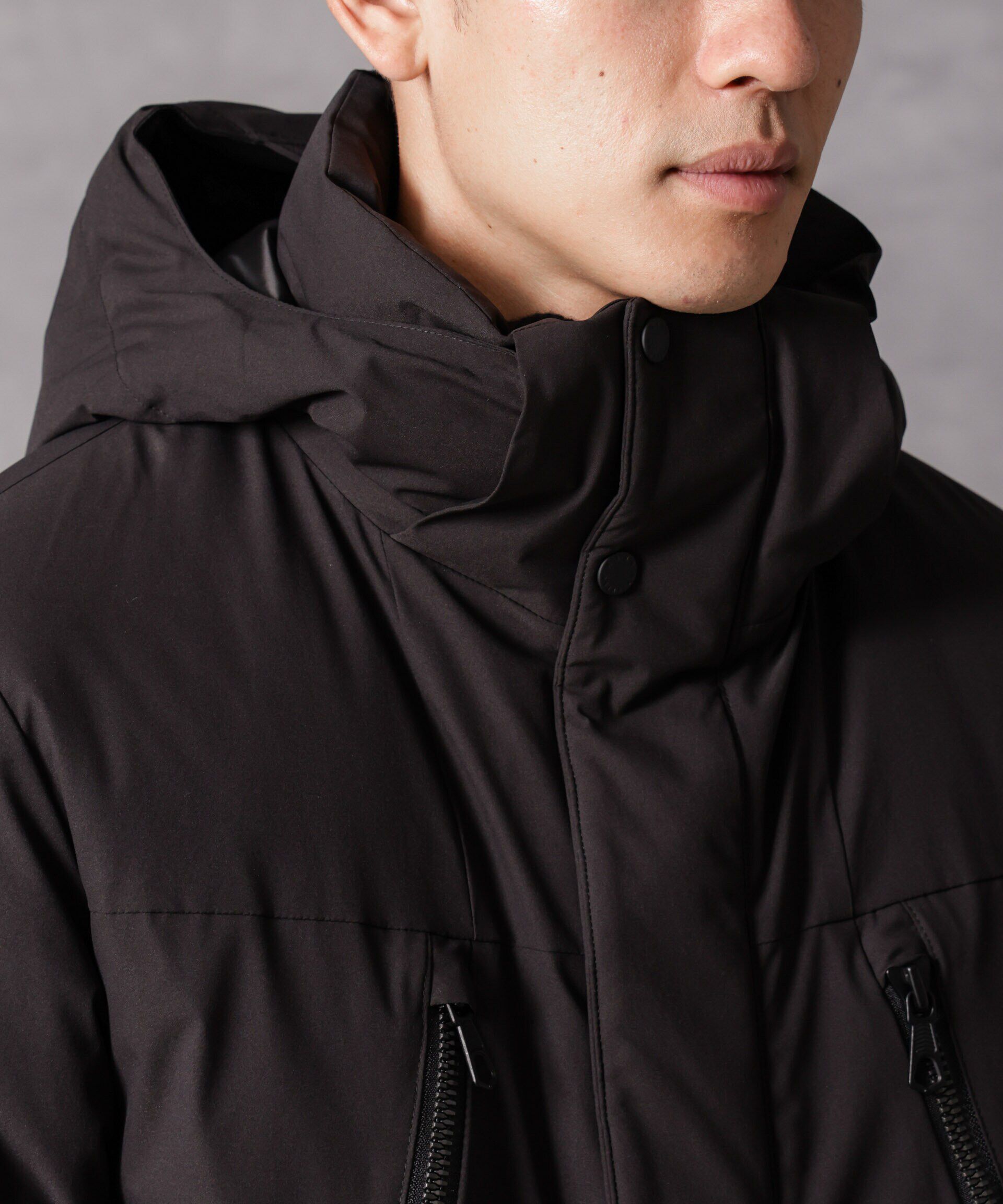 nano･universe「｢西川ダウン(R)｣フードデタッチャブルMATSUMIダウン」|ダウン|