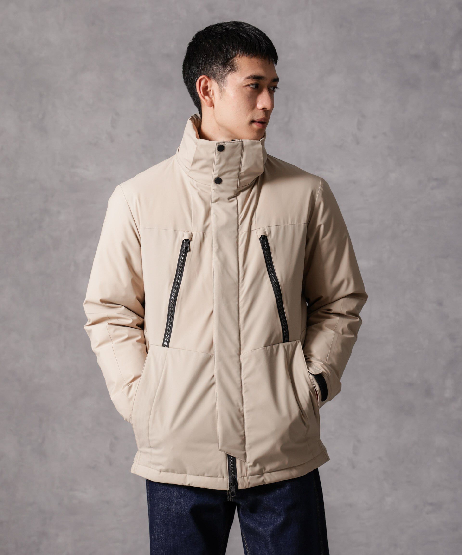 nano･universe「｢西川ダウン(R)｣フードデタッチャブルMATSUMIダウン」|ダウン|