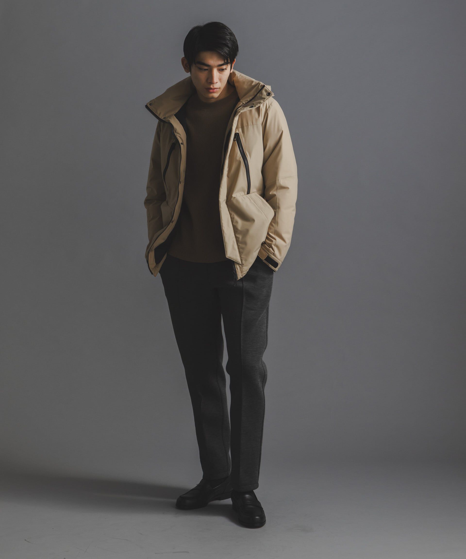 nano･universe「｢西川ダウン(R)｣フードデタッチャブルMATSUMIダウン」|ダウン|