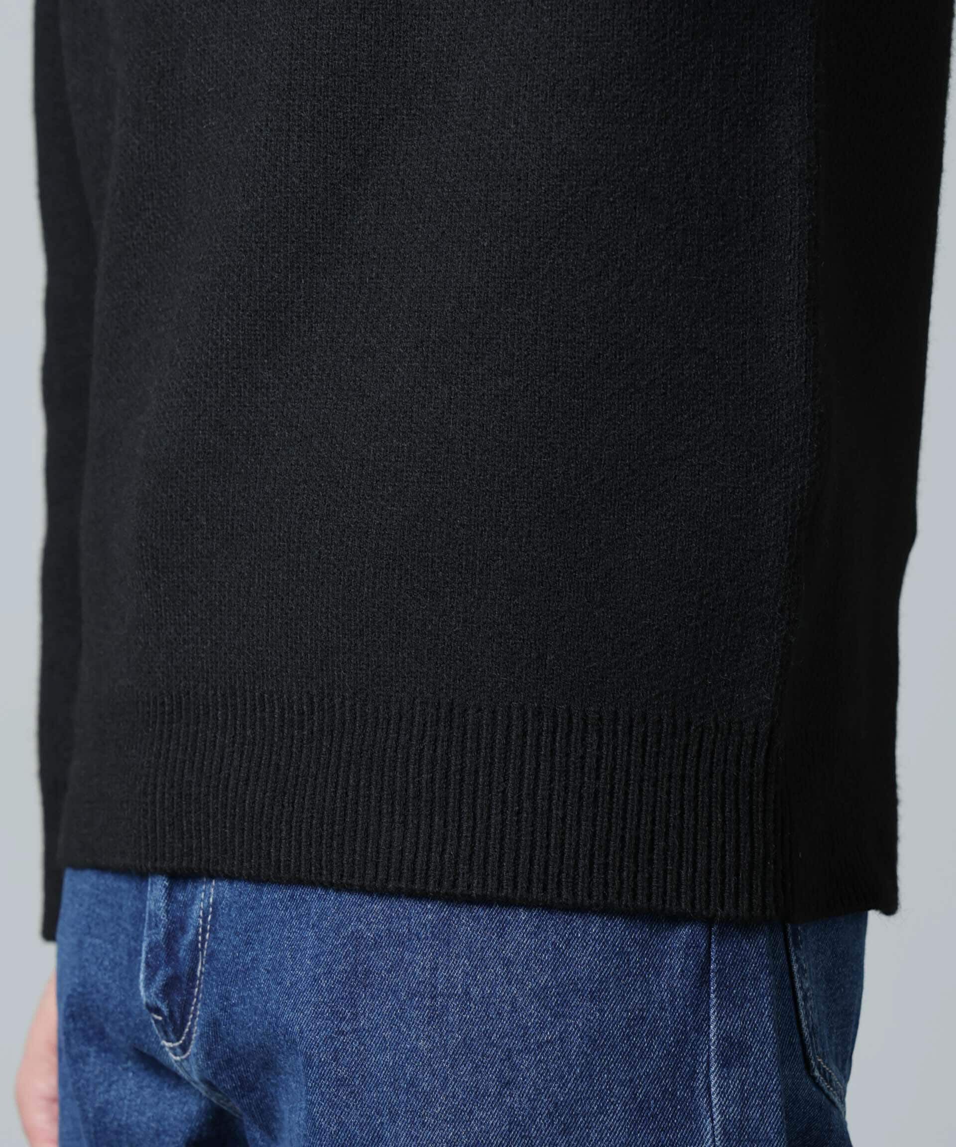 nano･universe「PBTストレッチタートルニット」|ニット・セーター|