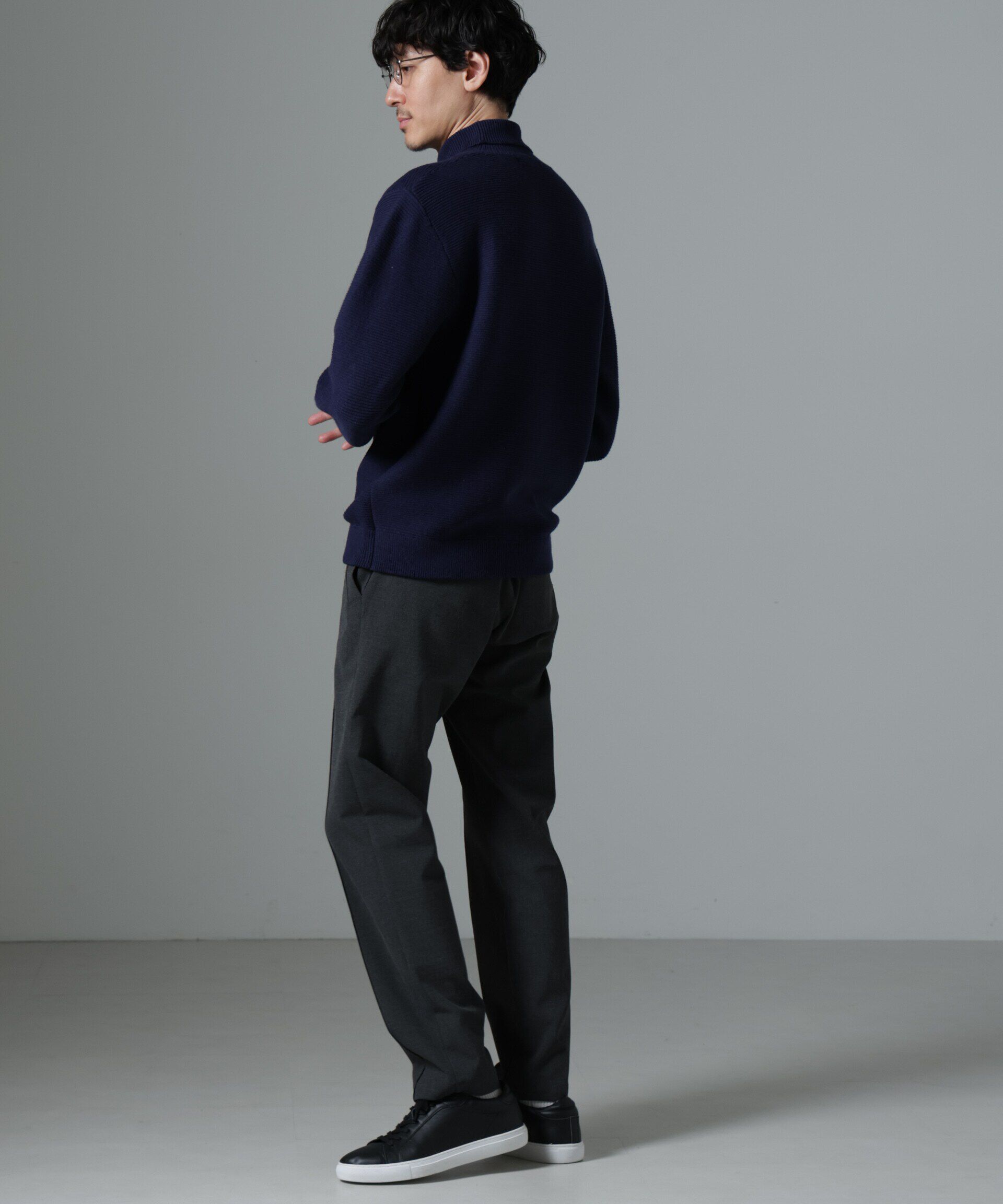 nano･universe「サイドリブストレッチイージーパンツ」|チノ|