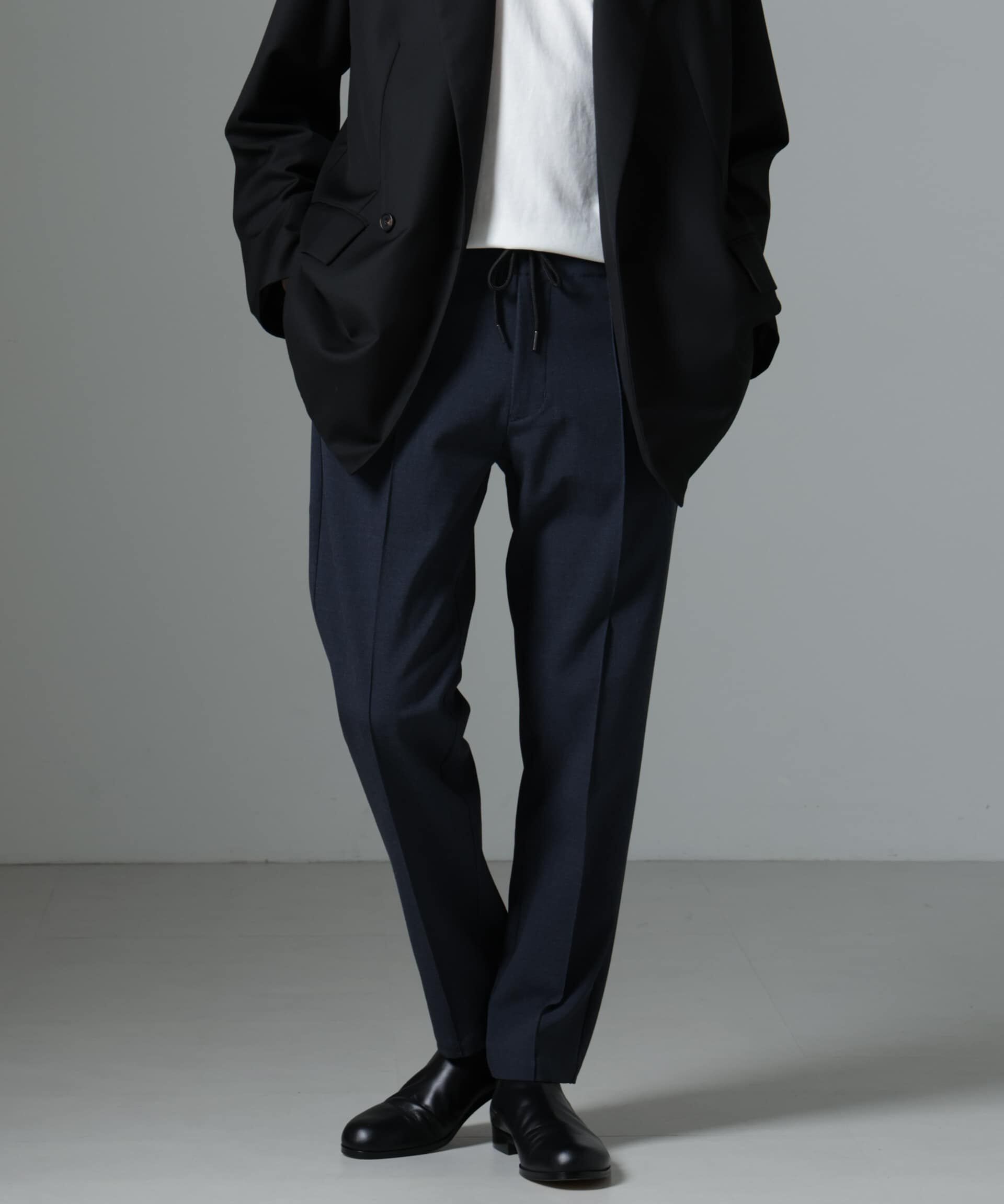 nano･universe「サイドリブストレッチイージーパンツ」|チノ|