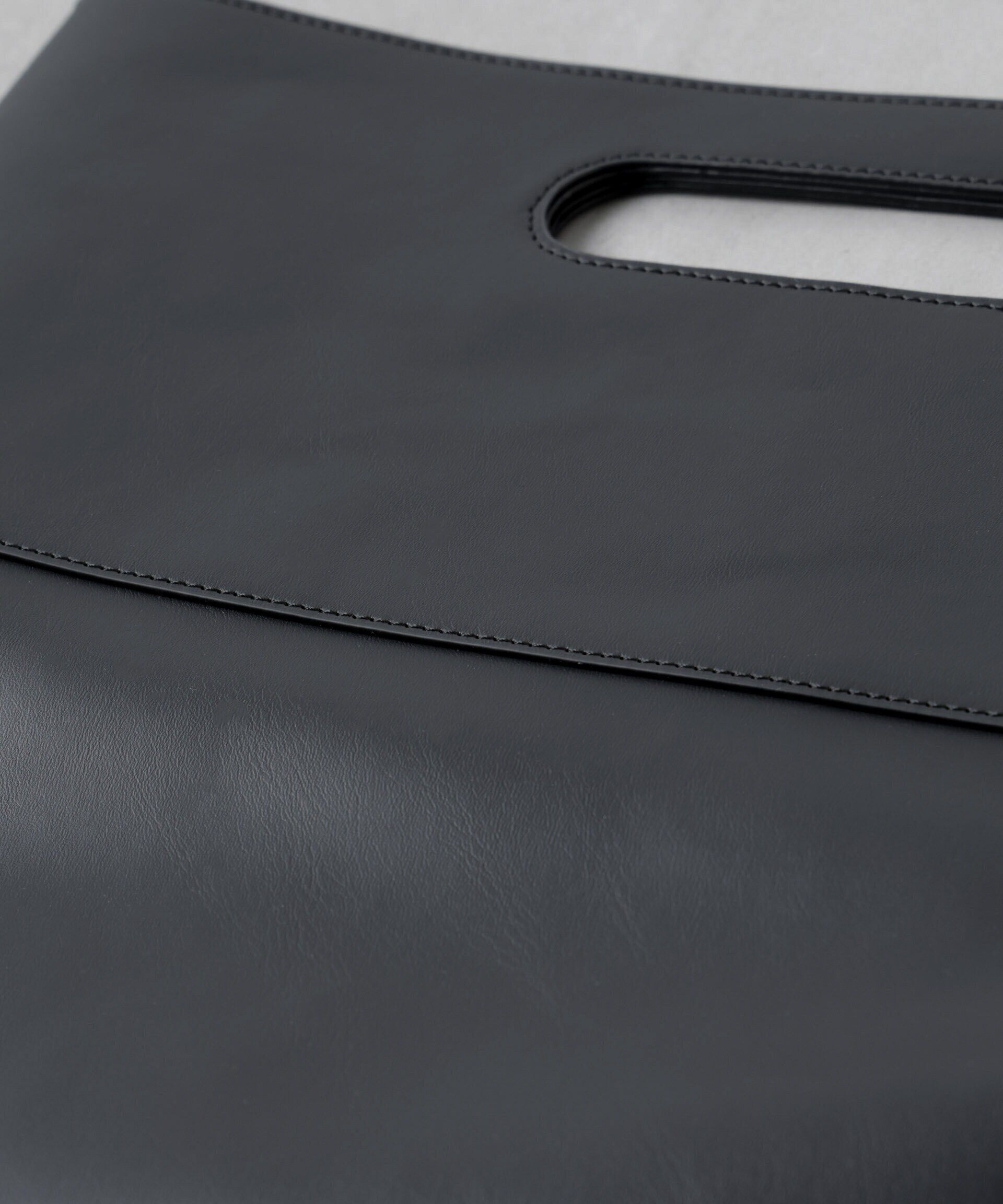 nano･universe「WEB限定/シンセティックレザー2WAYクラッチバッグ」|ショルダー・メッセンジャー|