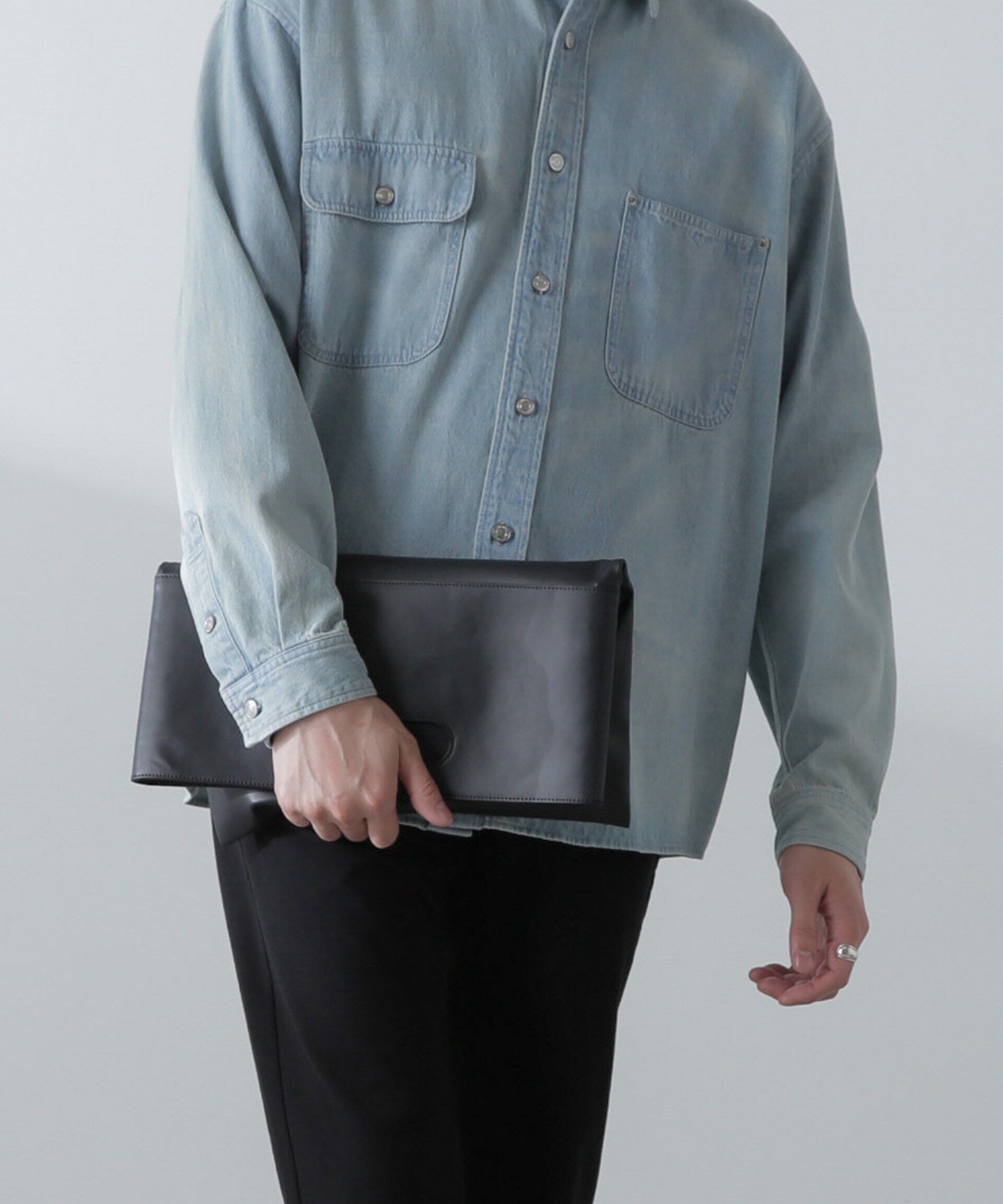 nano･universe「WEB限定/シンセティックレザー2WAYクラッチバッグ」|ショルダー・メッセンジャー|