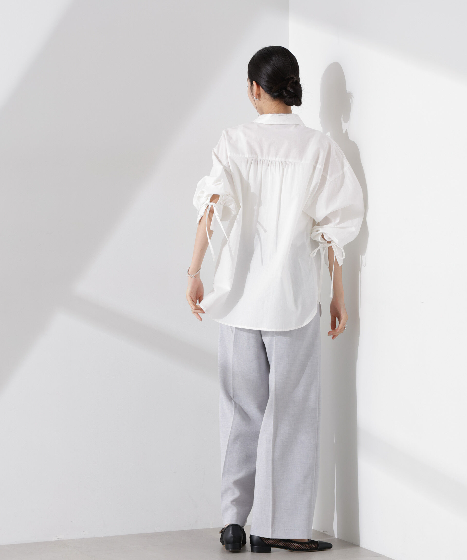 nano･universe「多機能素材スラックス(セットアップ可)」|チノ|