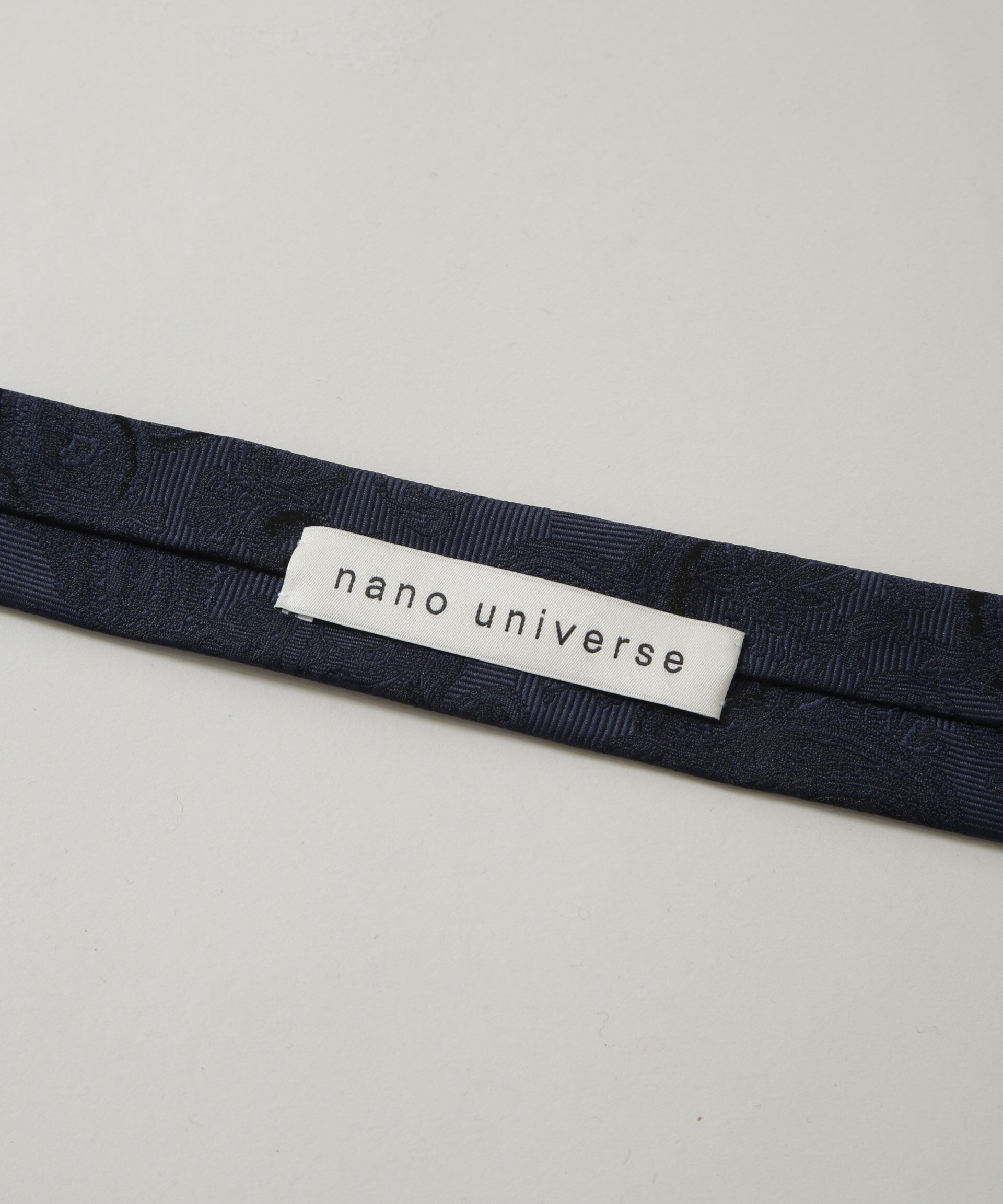 nano･universe「京都西陣ウォッシャブルシャドーペイズリーネクタイ 1」|ネクタイ・蝶ネクタイ|