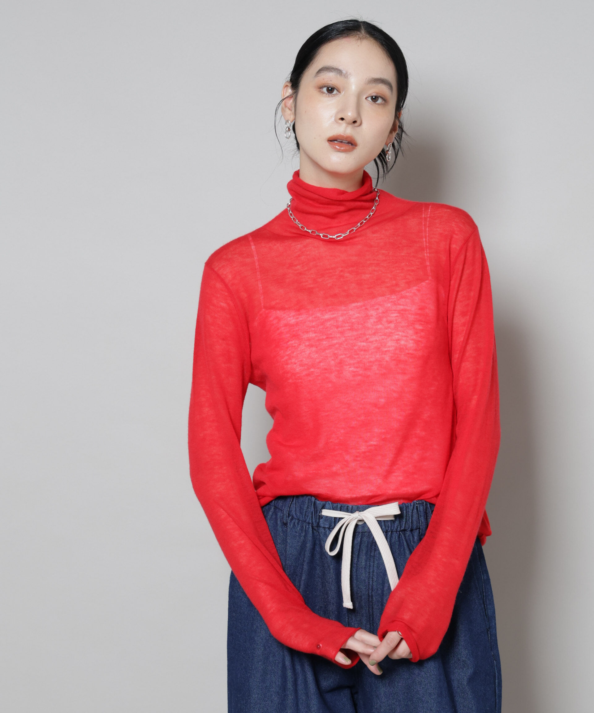 nano･universe「スイビウールタートルネックニットプルオーバー」|ニット・セーター|