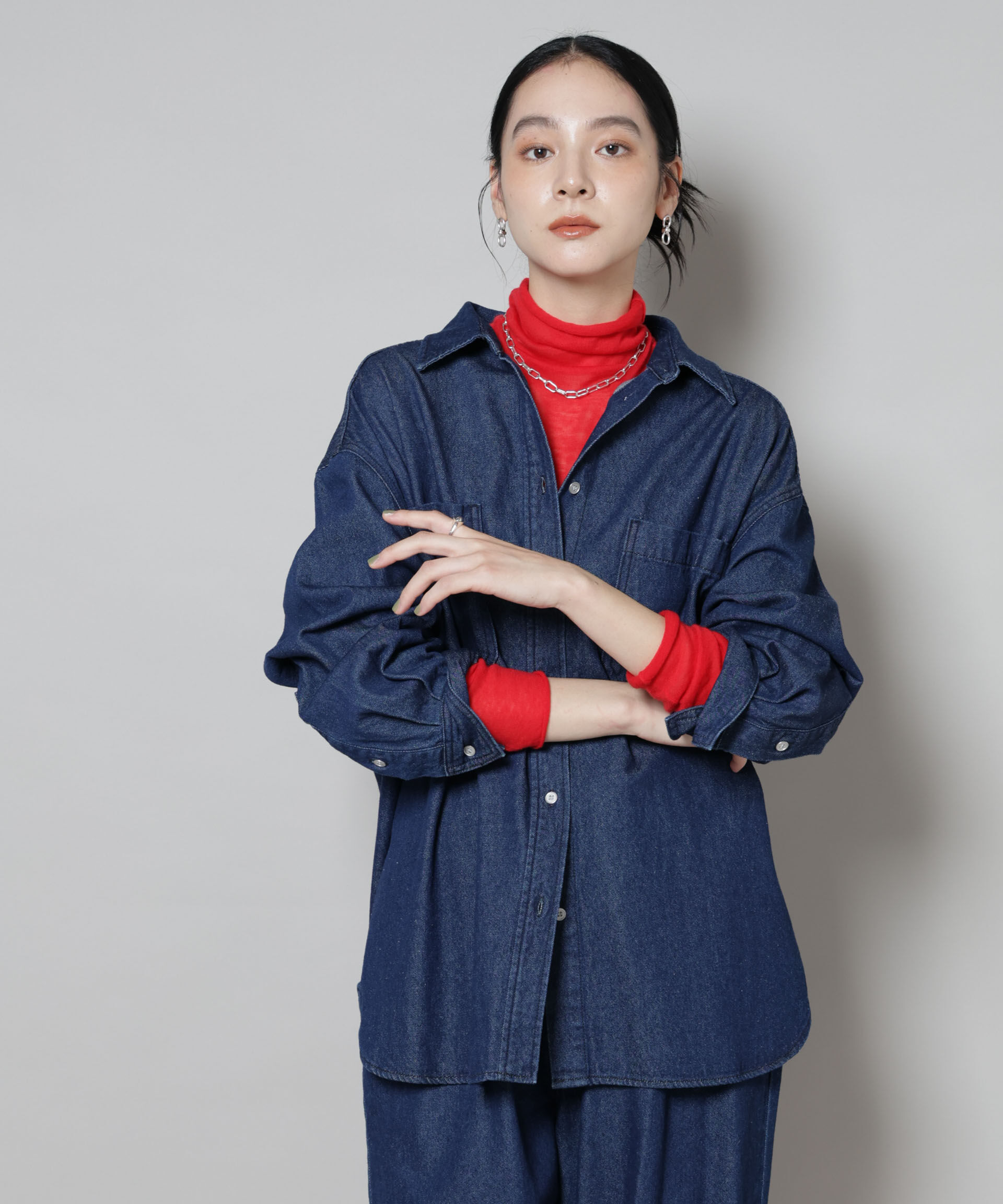 nano･universe「スイビウールタートルネックニットプルオーバー」|ニット・セーター|